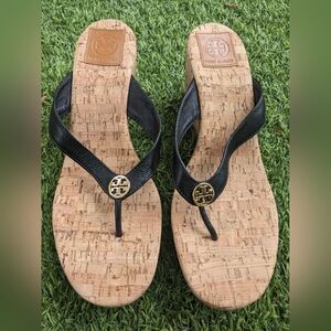 Tory Burch Cork Wedge Sandals 11
